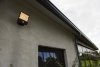 Lampa zewnętrzna kinkiet LED nowoczesna minimalistyczna szara aluminiowa klasyczna ATLANTIS - CZUJNIK RUCHU IP54 7801608118 LUTEC